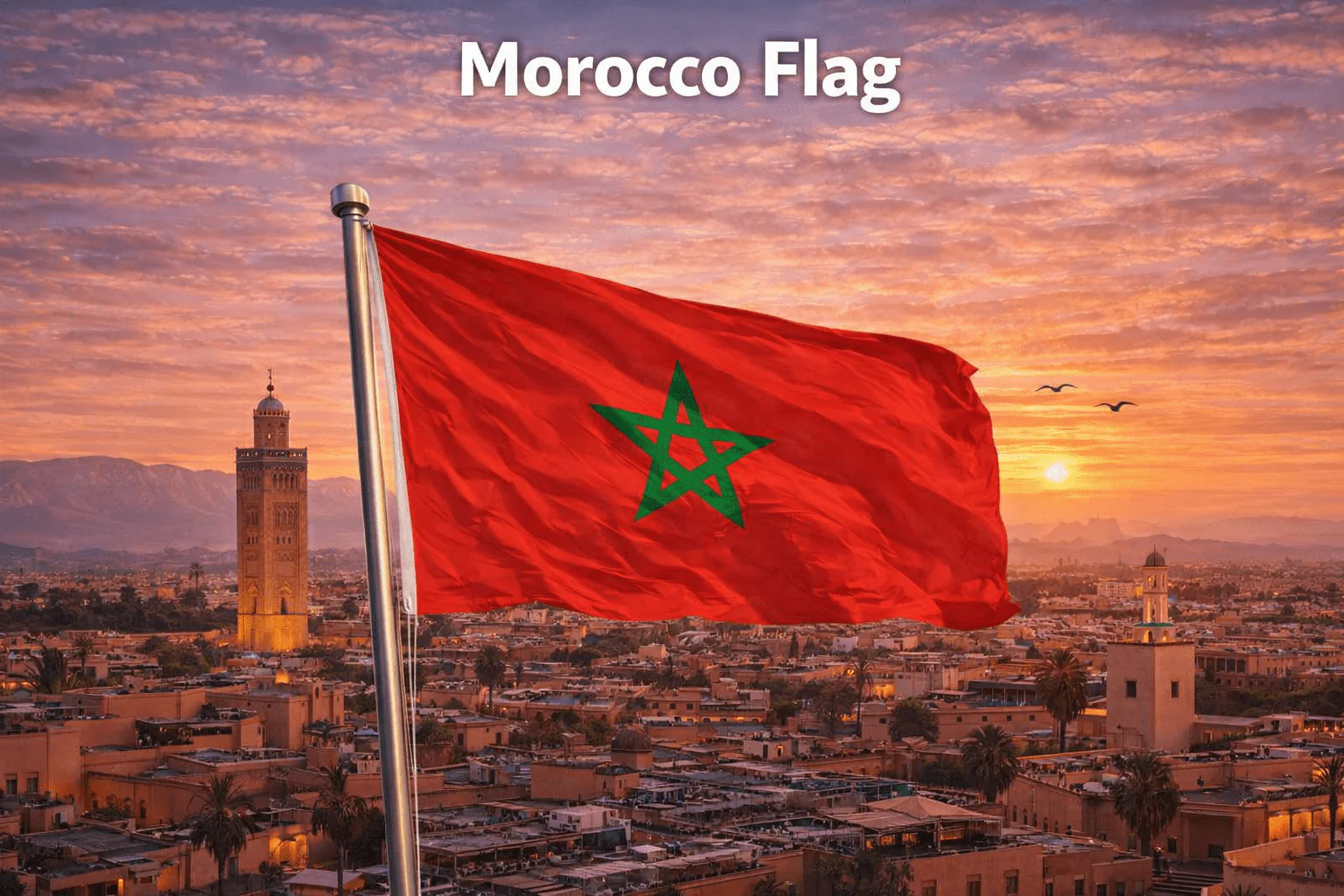 Drapeau du Maroc